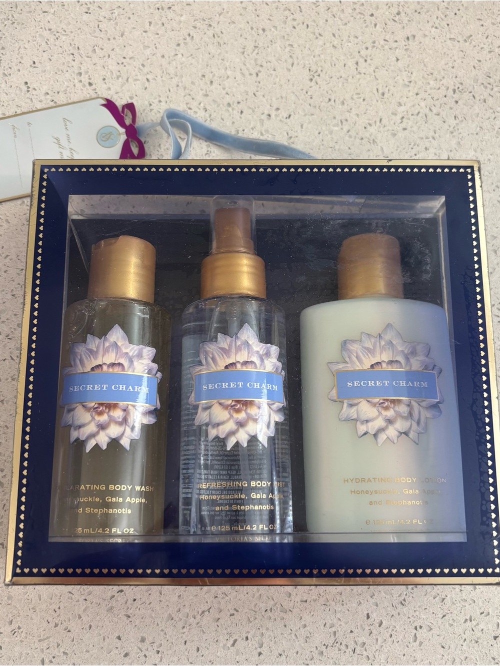 3-piece Victoria’s Secret Secret Charm Bath & Body Soap Lotion Gift Set
